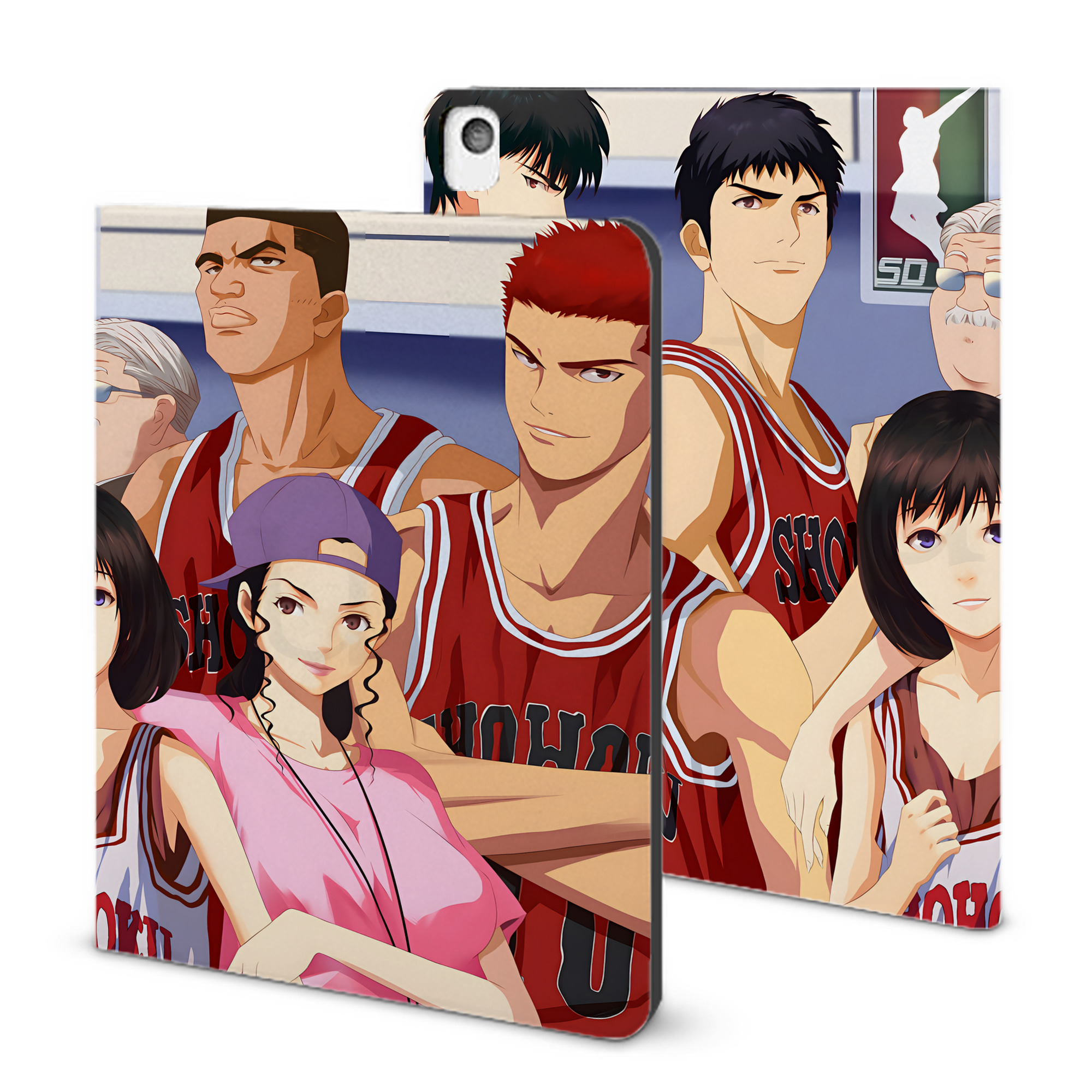 （画像用） SLAM DUNK／スラムダンク IPadケース ペンホルダー付き ブックスタイルデザイン